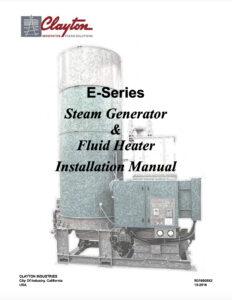 E-Series Intallation Manual R016600X2 October 2016