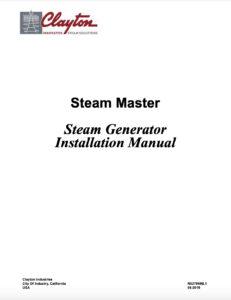 Steam Master Installation Manual