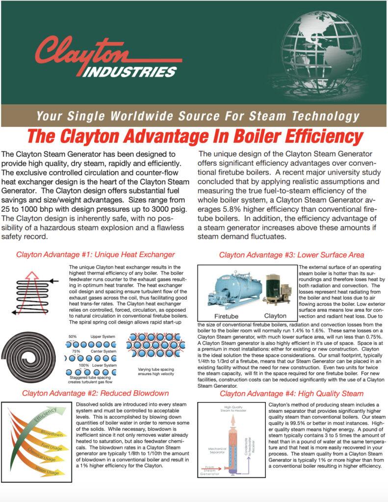 Clayton Advantage Brochure