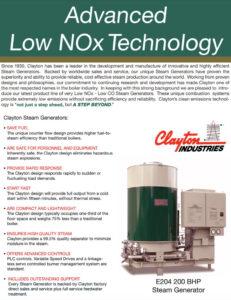 Low NOx Technology Brochure