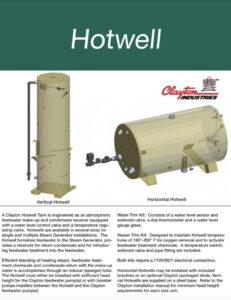 Hotwell Spec Sheet