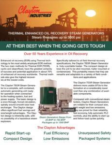 Thermal Enhanced Oil Recovery Brochure